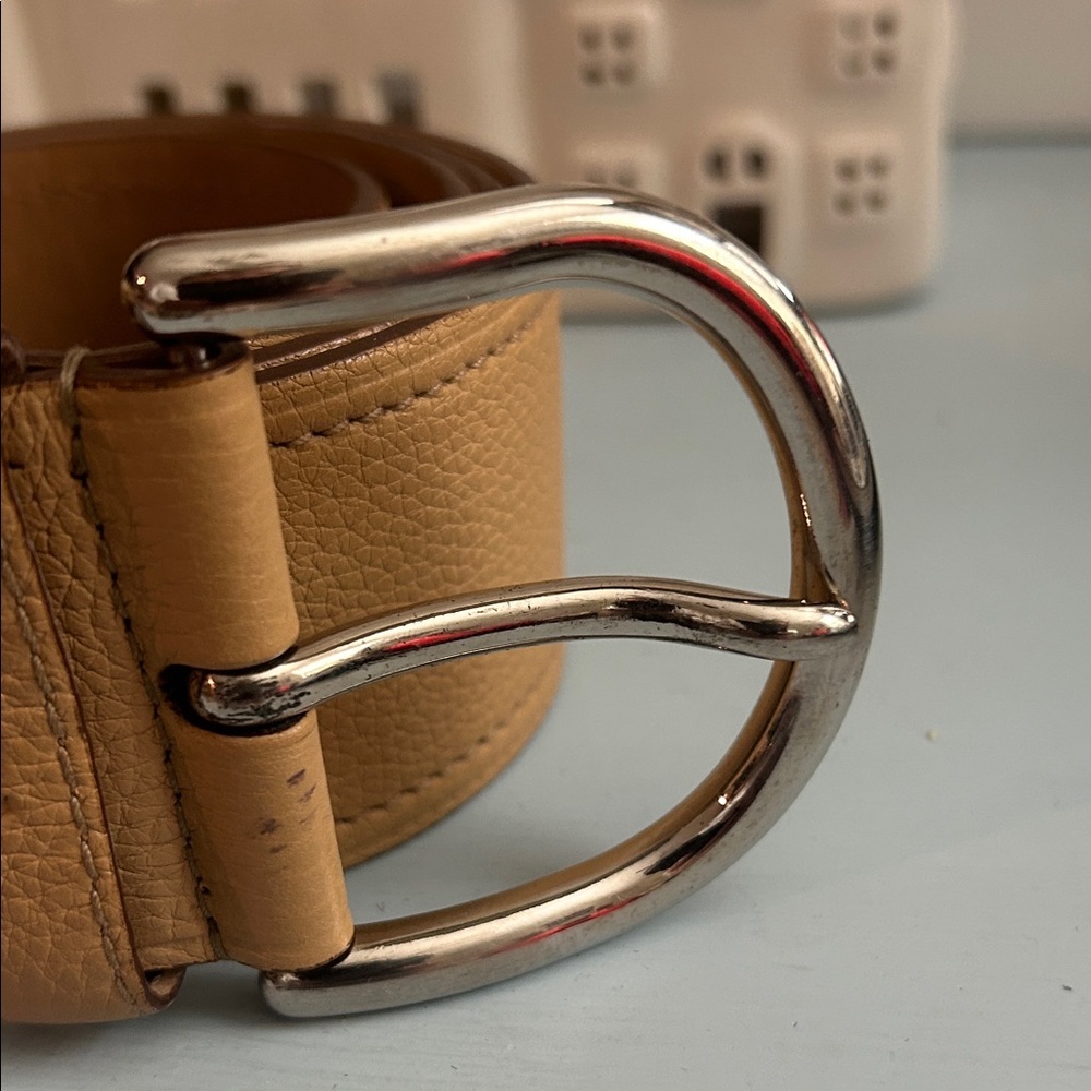 Prada Tan Leather women's Belt - Picture 2 of 12